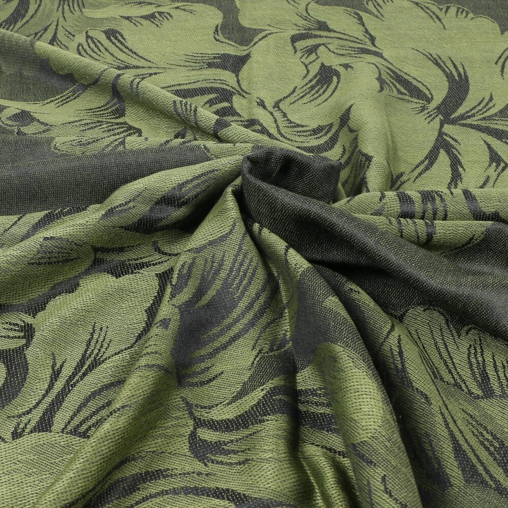 3983 Women's Pashmina Shawls And Wraps Reversible Floral Flower Rave Scarf - Picture 5 of 5
